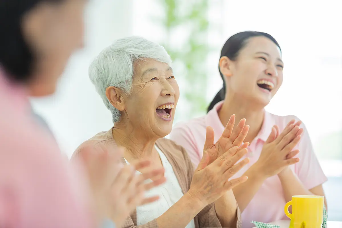 利用者様と看護師のイメージ