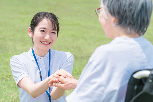 まち看で働く看護師のイメージ