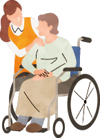 看護師と利用者様のイメージ