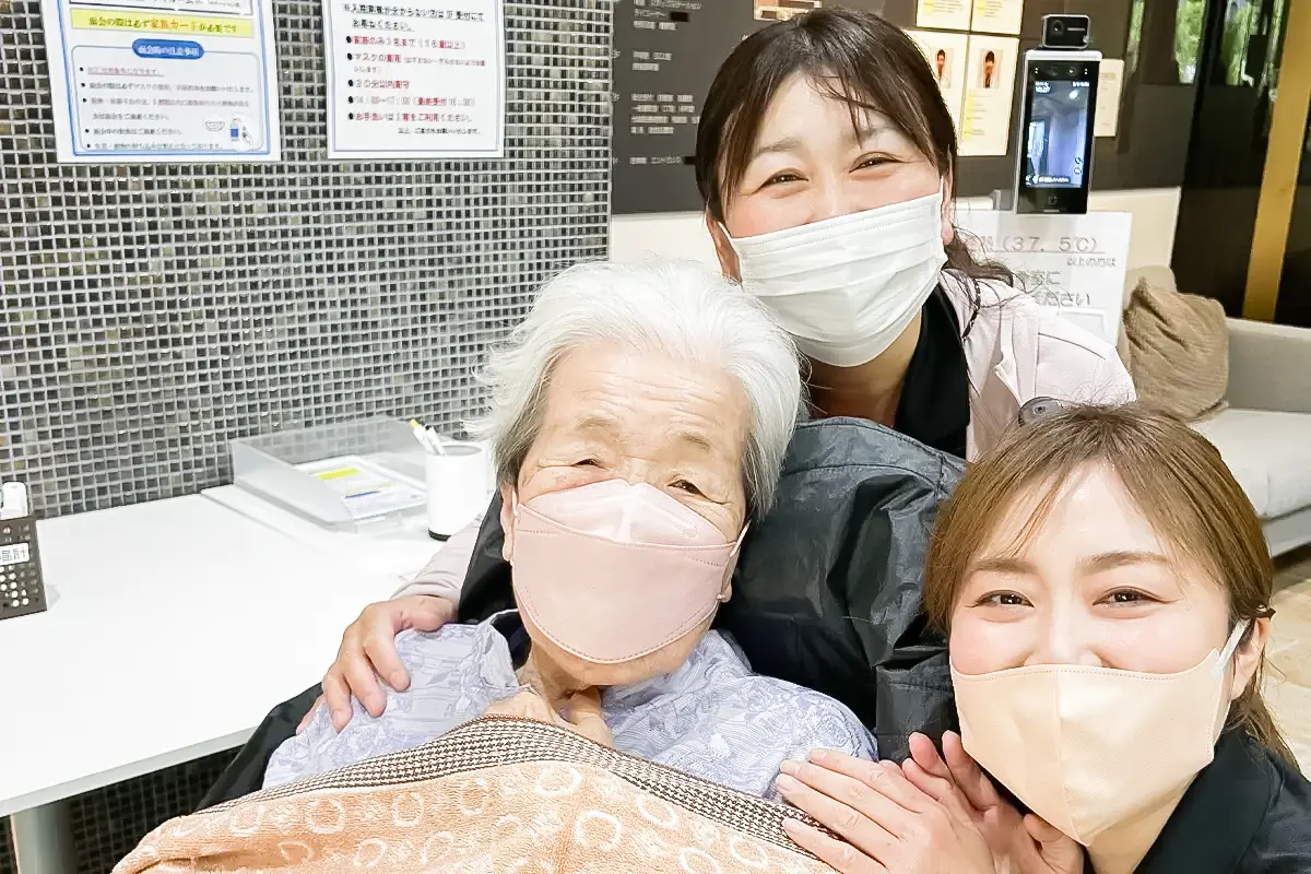 看護師と利用者様のイメージ